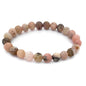 Pink Opal Handmade Stretch Bracelet 8mm